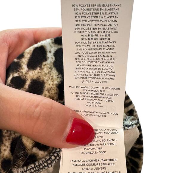 MICHAEL Michael Kors NWT Soft Velour Leopard Cheetah Animal Print Wide Leg Pants - Picture 11 of 11